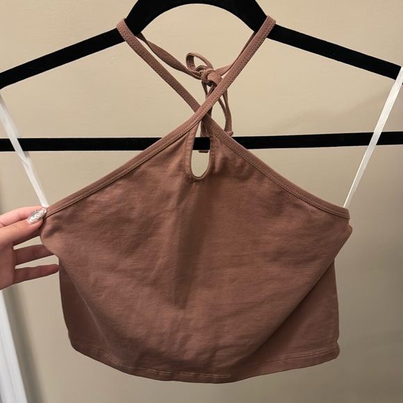 Aritzia Sunday Best Anisa Halter Tank Top S - Picture 1 of 3